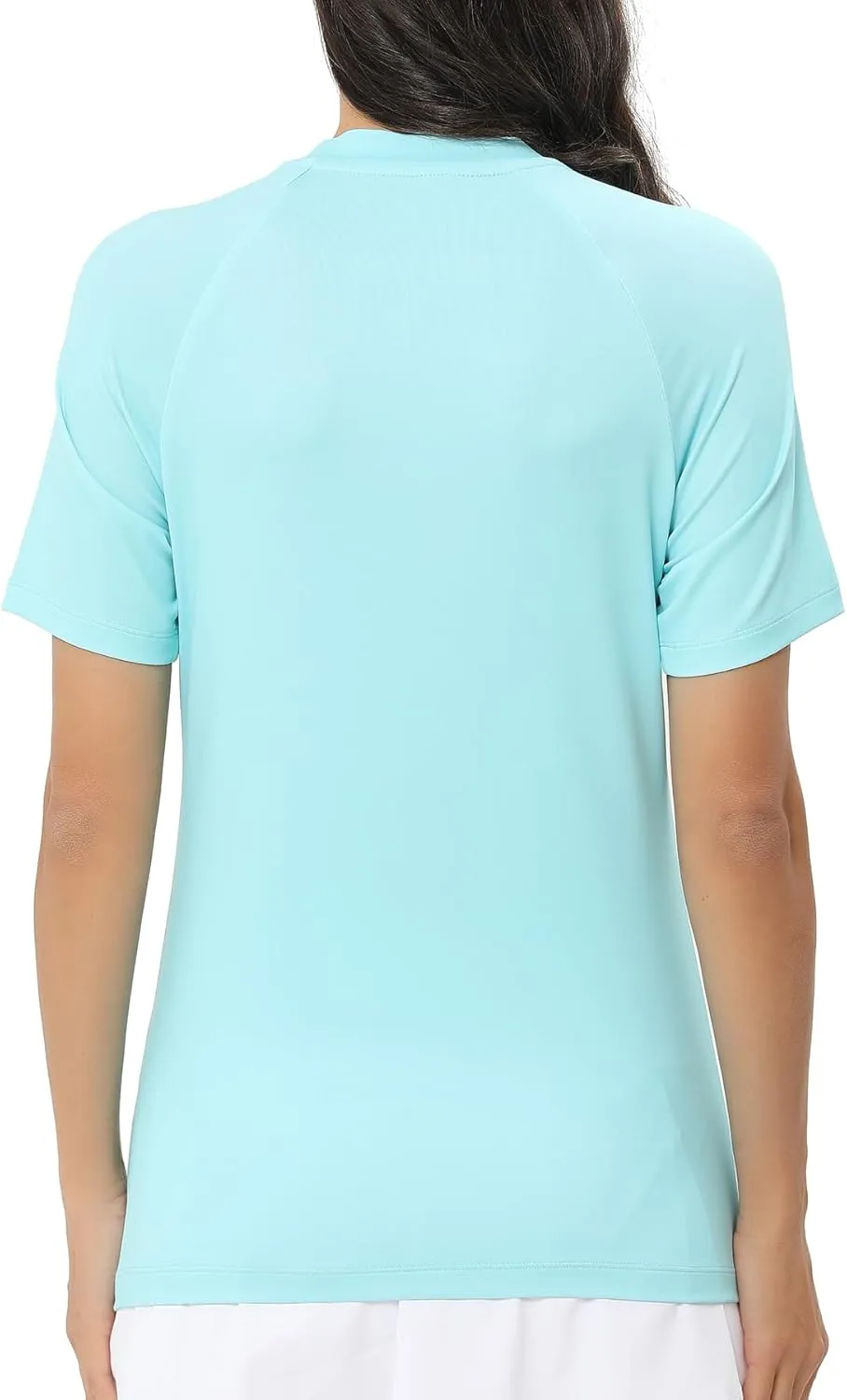 ADOREISM Women's Rash Guard Short Sleeve UPF 50  Quick-Dry Swim Shirt Women