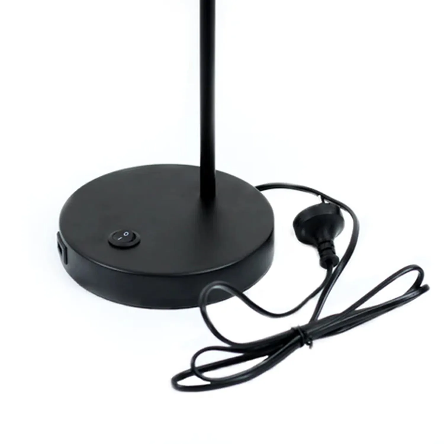 Amelia Sleek Illumination, Metal USB Table Lamp - Black, White, 400mm High, PL0205