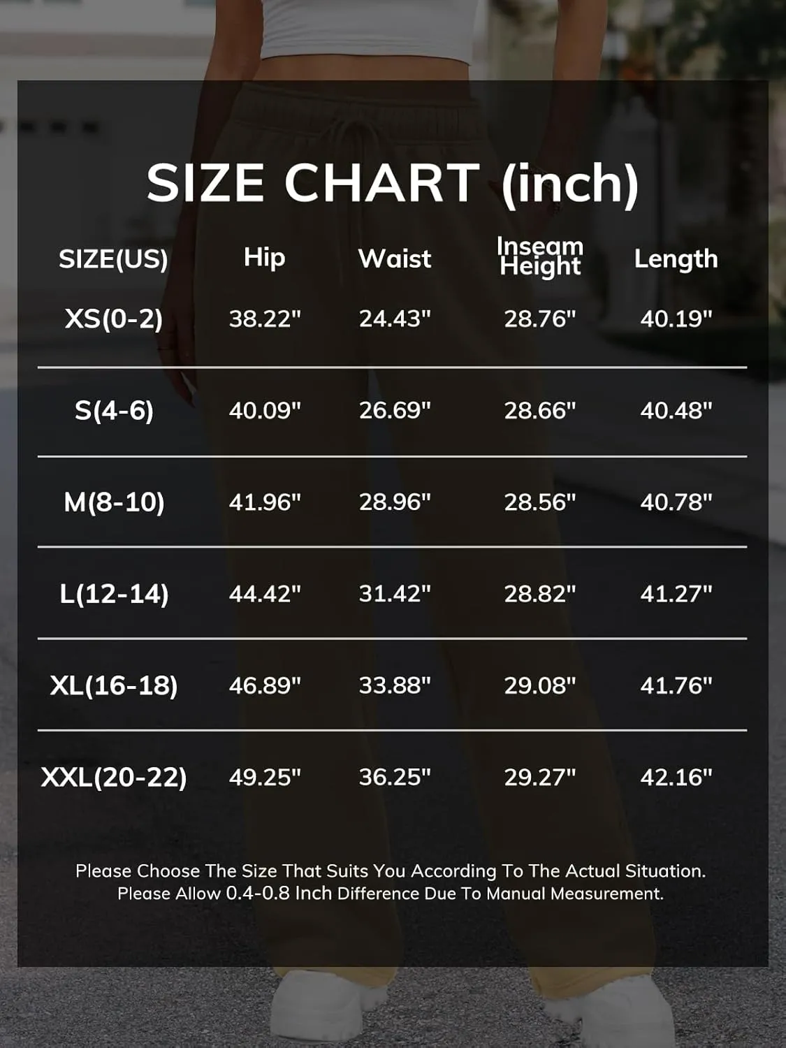 ATHMILE Womens Sweatpants 2025 Baggy Wide Fleece Lined Straight Leg Pants