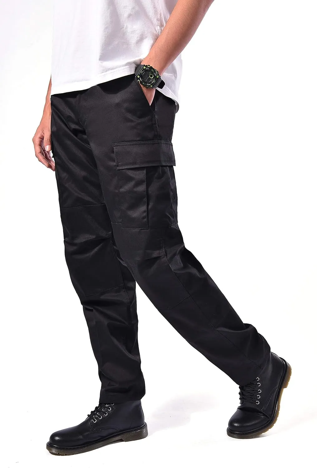BACKBONE Mens Casual Street Fashion Camo Cargo Pants Army Combat Military BDU Pants Work Hunt Pants