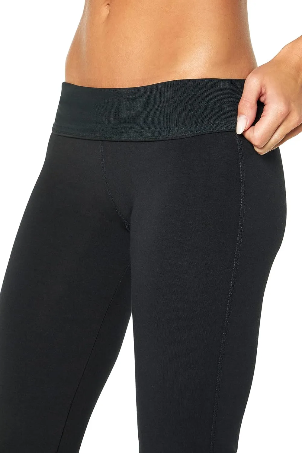 Bally Total Fitness Women's High Rise Tummy Control Bootleg Pant