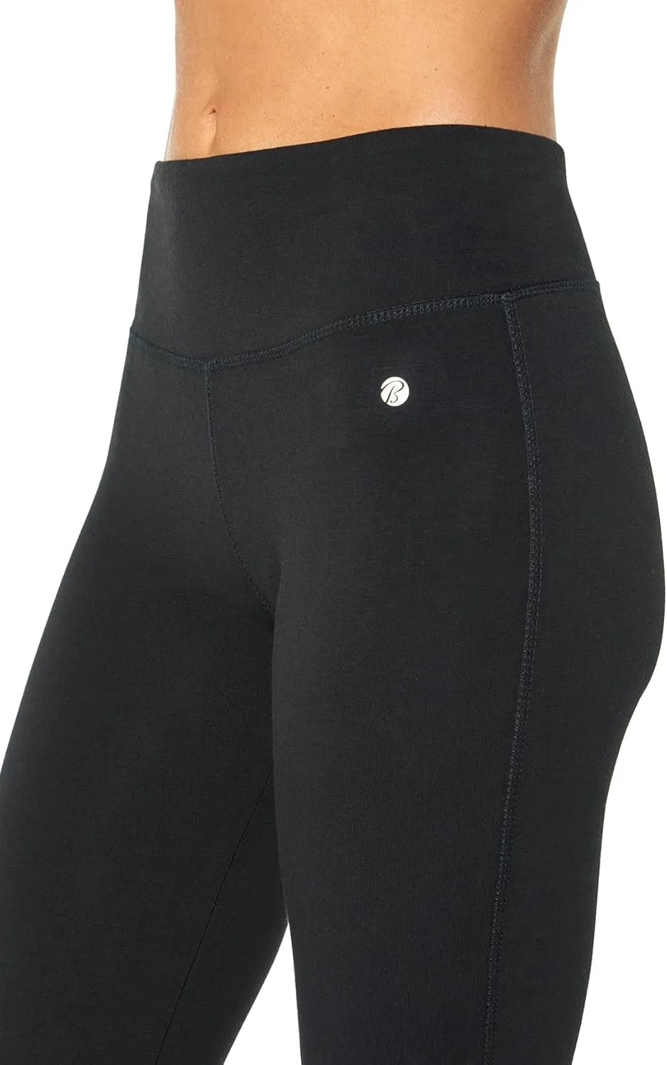 Bally Total Fitness Women's High Rise Tummy Control Bootleg Pant
