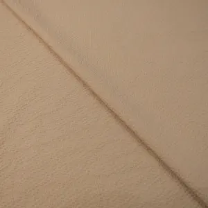 Beige Seersucker Cotton Ariston Fabric