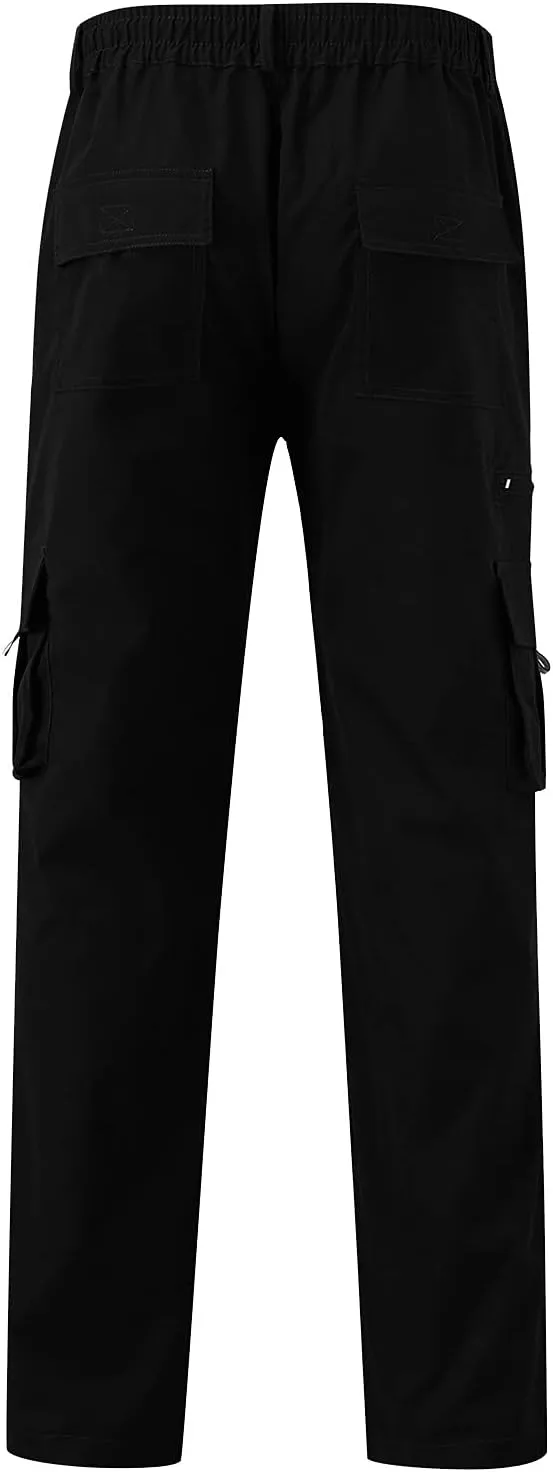 Big and Tall Sweatpants for Men Jogger Sweatpant with Pockets Fleece Jogging Bottoms Men Water Resistant Loose Fit