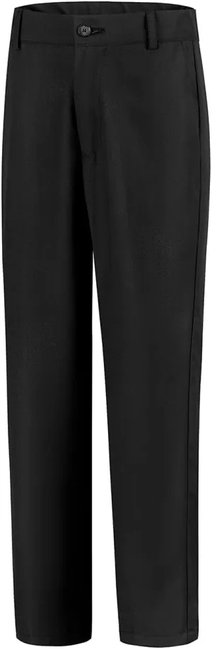 Boys' Flat Front Dress Pants Adjustable Waist School Uniforms Pants