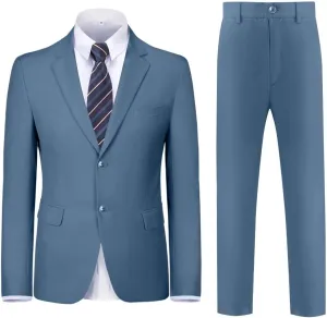 Boys Formal Suit Set Complete Outfit Slim Fit Tuxedo for Boy