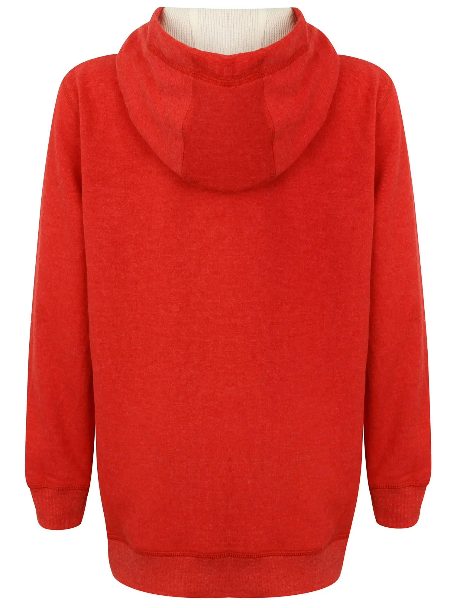 Boys K-Mantua Bay Zip Through Hoodie In Tokyo Red Marl - Tokyo Laundry Kids