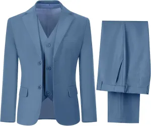 Boys' Suits Formal Tuxedo Slim Fit Boys Suit Set for Wedding Outfit Teen Boy Dress Clothes
