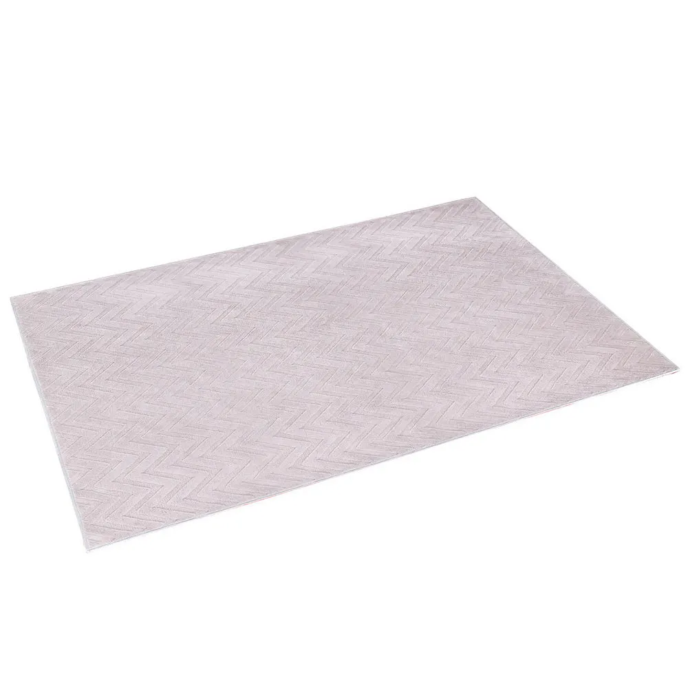 Bronte 160x230cm Floor Rugs Washable Area Mat Large Carpet Microfiber - Grey