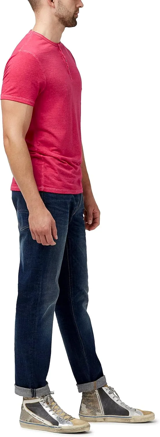 Buffalo David Bitton Men's Short Sleeve Kasum Henley