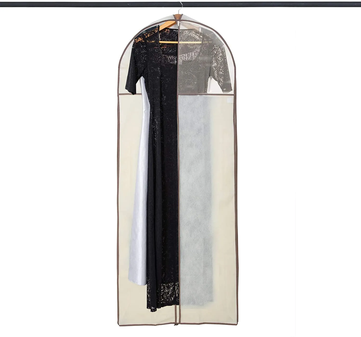 Canvas Gusseted Garment Bag Hanger - 24 x 62 Inch