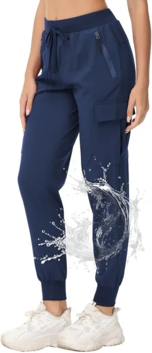 Cargo Pants Women Quick Dry Hiking Pants Trval UPF 50  Water Resistant Waterproof Lightweight Joggers