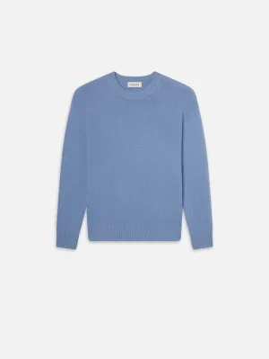 Cashmere Crewneck Sweater -- Soft Blue