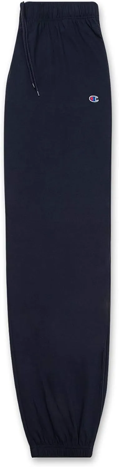 Champion Big and Tall Lightweight Sweatpants for Men - Jersey Cotton Jogger Pants Navy