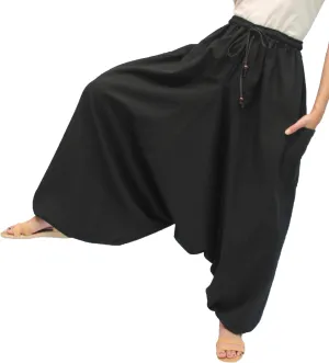 ChiangmaiThaiShop 100% Cotton Baggy Boho Aladin Yoga Harem Pants