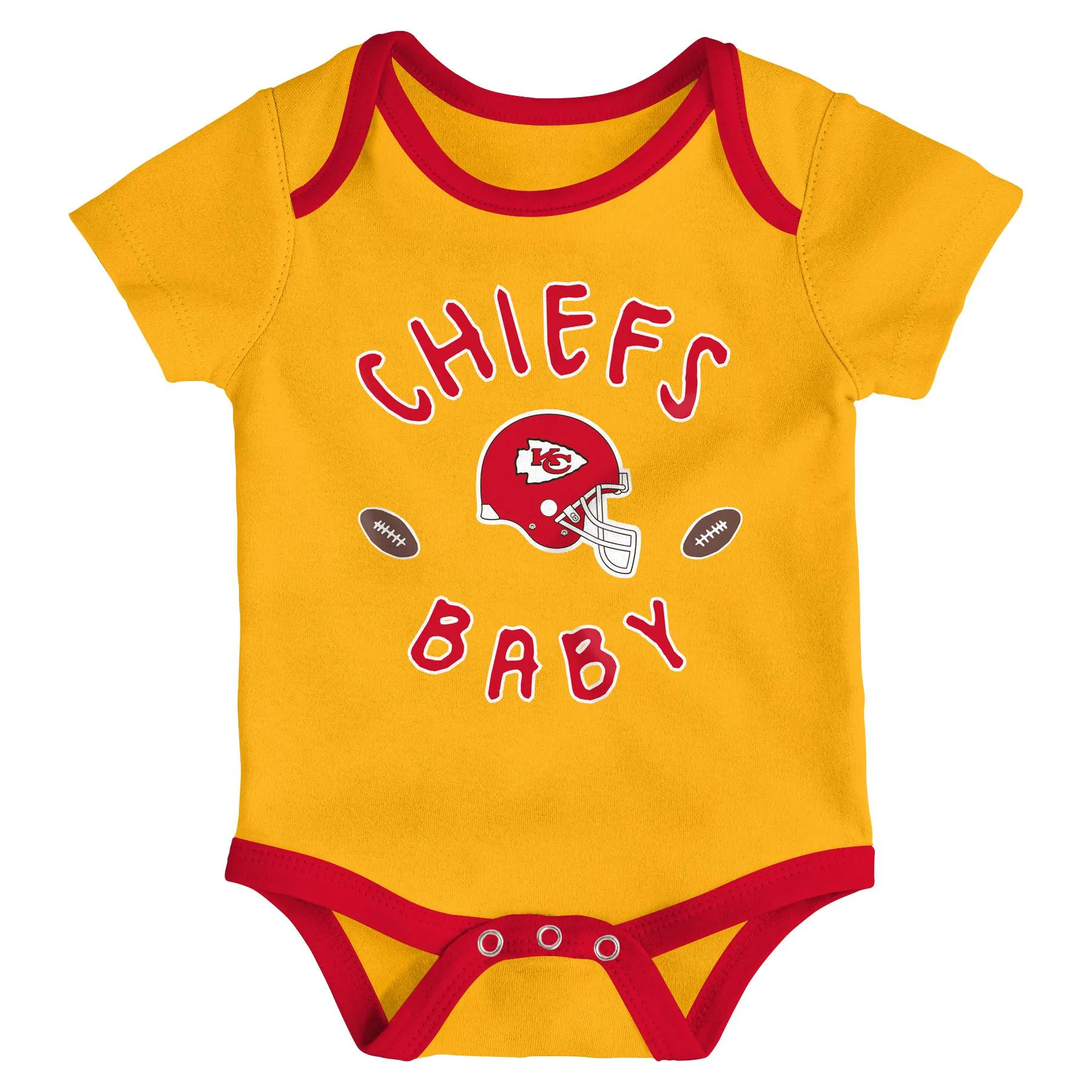 Chiefs Gameday 3 Piece Bodysuit Set