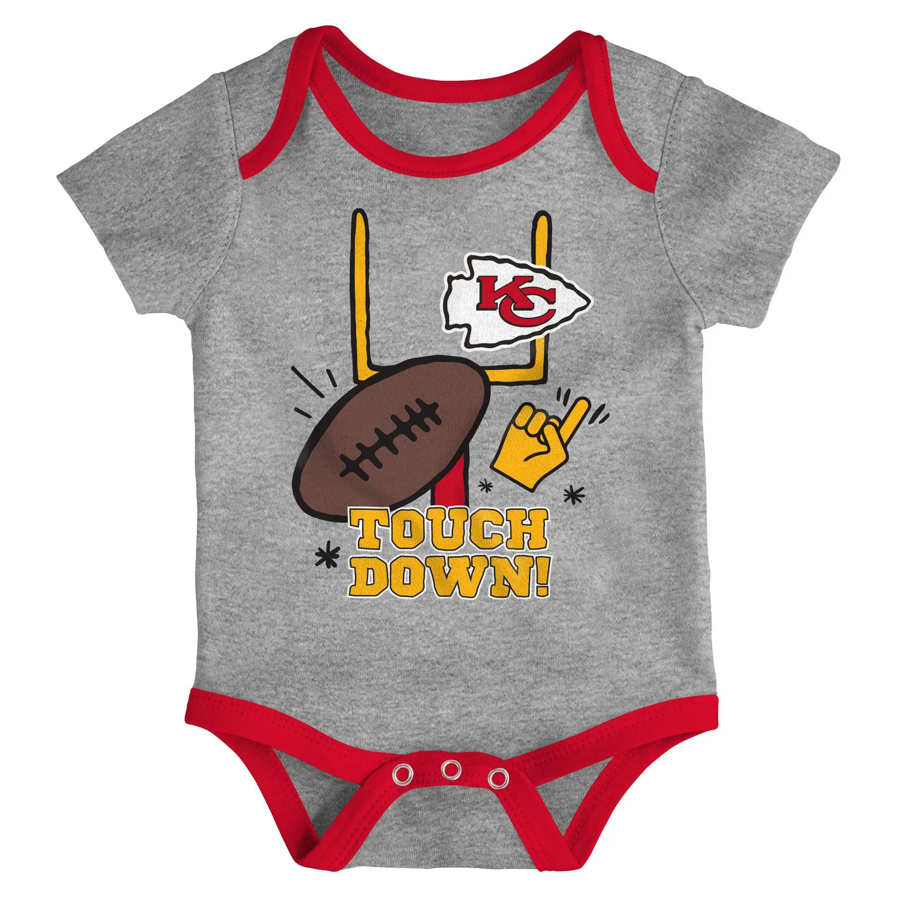 Chiefs Gameday 3 Piece Bodysuit Set