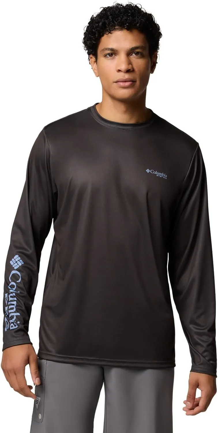 Columbia Men's Terminal Tackle PFG Fins and Stripes Long Sleeve