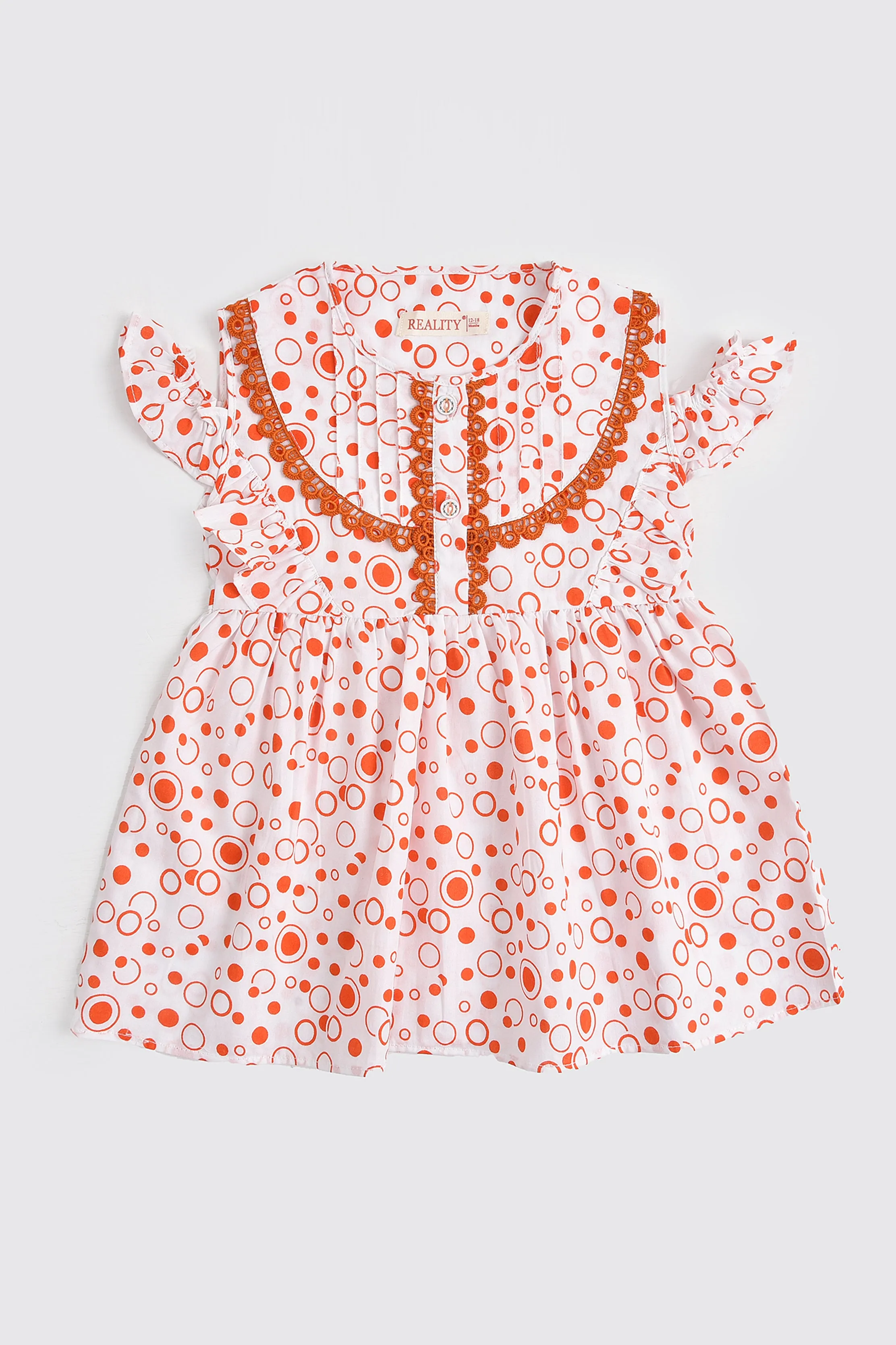 Coral Polka Dot Suit
