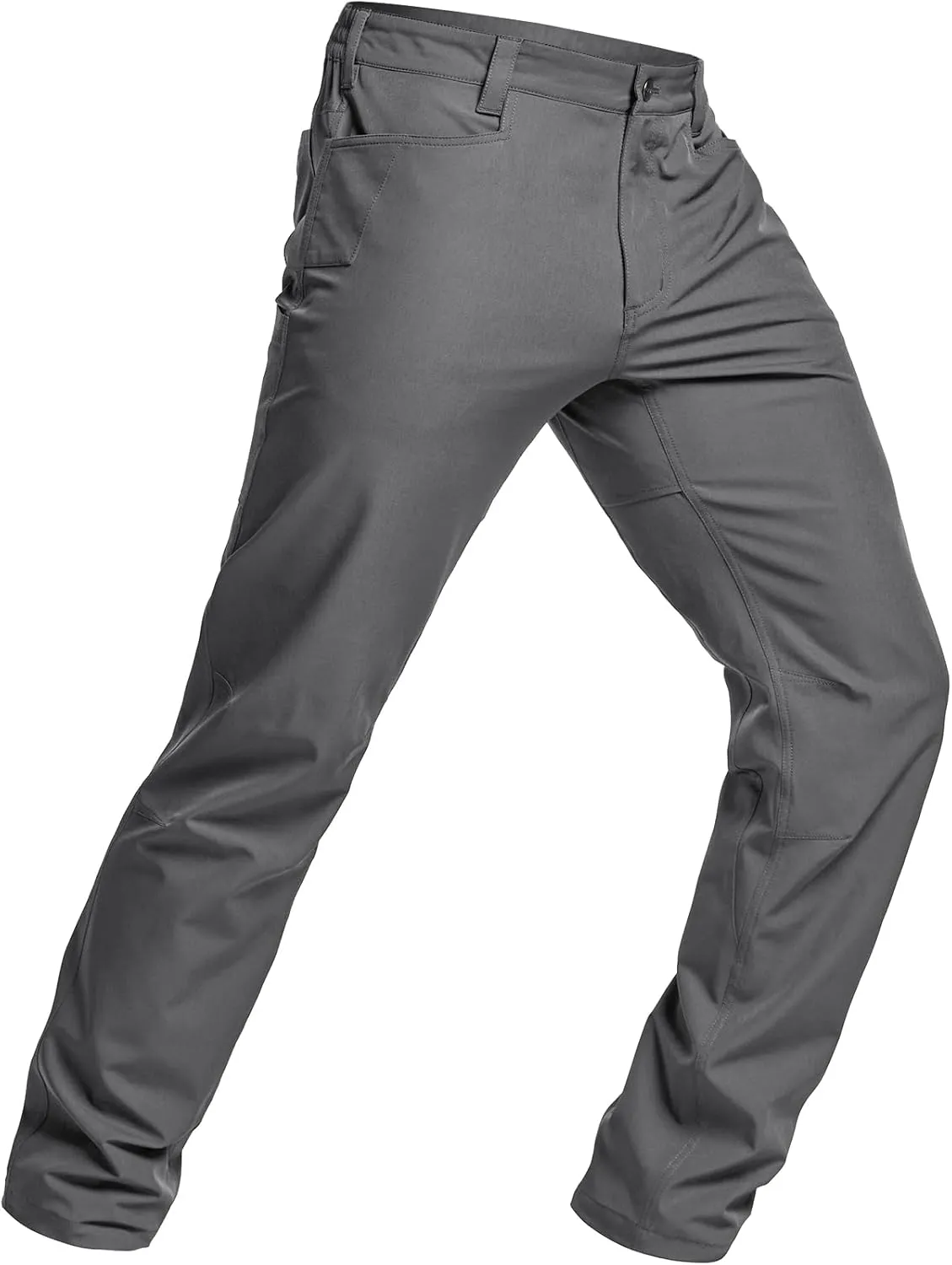 CQR Men's Quick Dry Tactical Pants, Water Resistant Outdoor Pants, Lightweight Stretch Cargo Work Hiking Pants