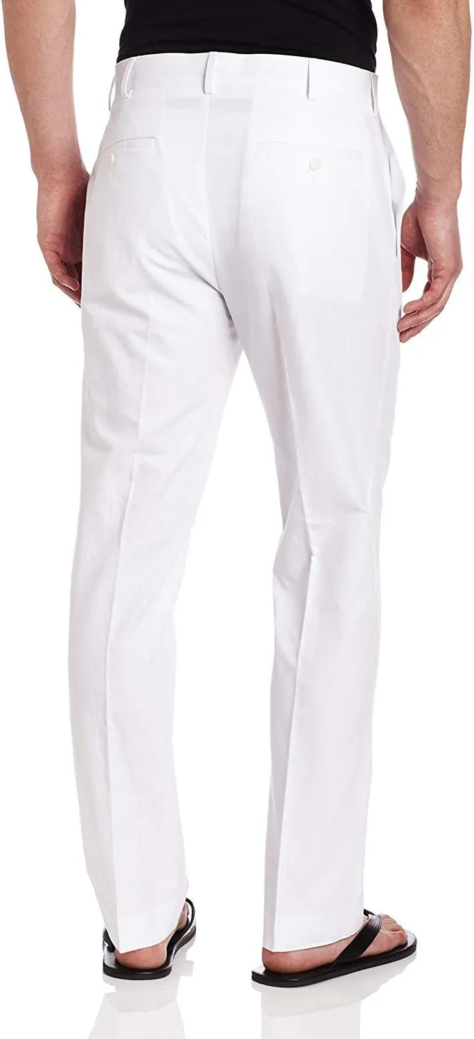Cubavera Men's Linen and Cotton Herringbone Textured Pants (Waist Size 30 - 54 Big & Tall)