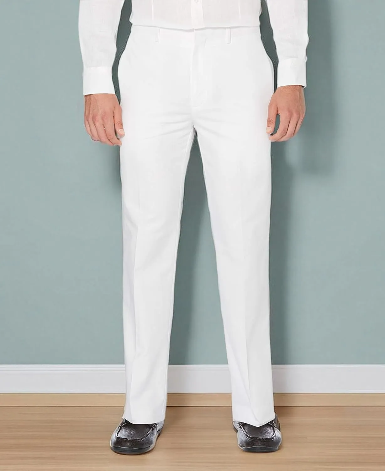 Cubavera Men's Linen and Cotton Herringbone Textured Pants (Waist Size 30 - 54 Big & Tall)