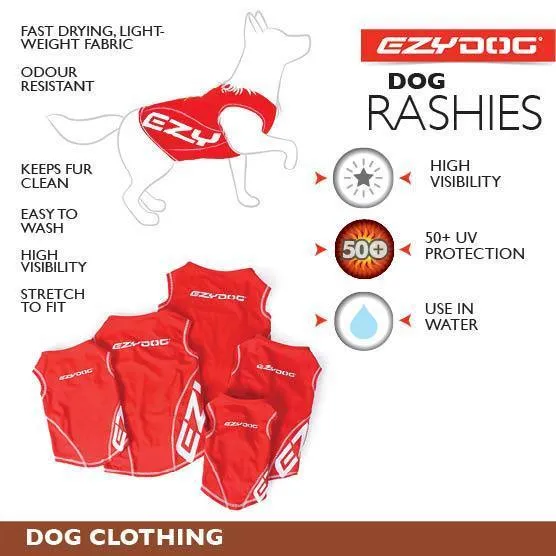 EzyDog Dog Rashie 50  UV Small