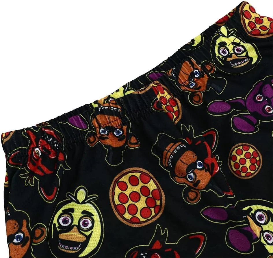 Five Nights at Freddy's Video Game Youth Boys Pajama Sleepwear Set