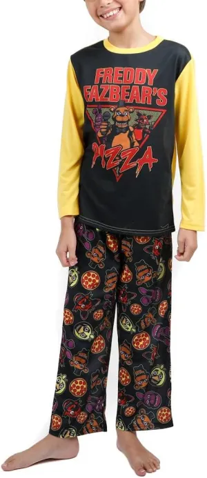 Five Nights at Freddy's Video Game Youth Boys Pajama Sleepwear Set