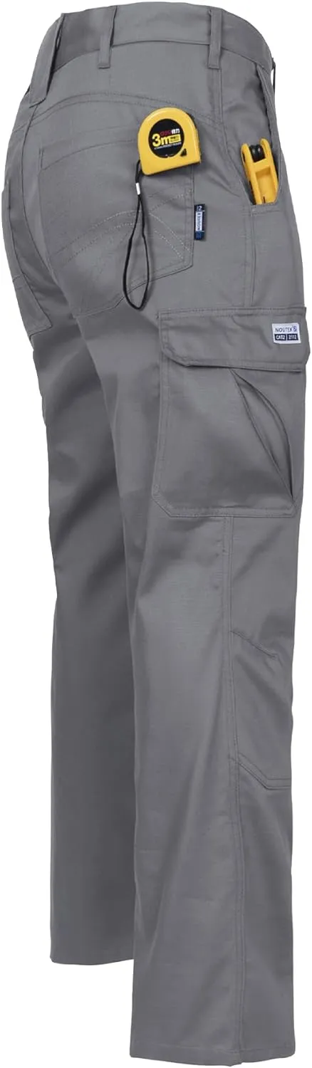 FR Ristop Pants for Men 6.5oz Flame Resistant Pants (2112& CAT2) 6-Pockets with Double Reinforced Knees