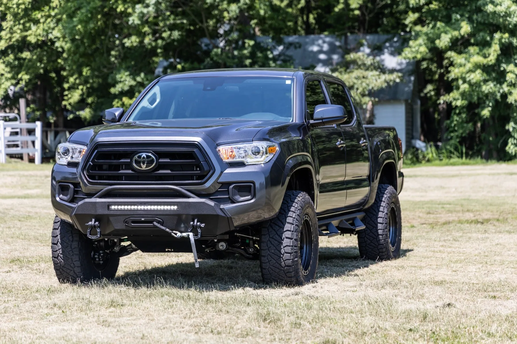 Front Bumper | Hybrid | 20&quot; Blk DRL LED | Toyota Tacoma 4WD | 2016-2022