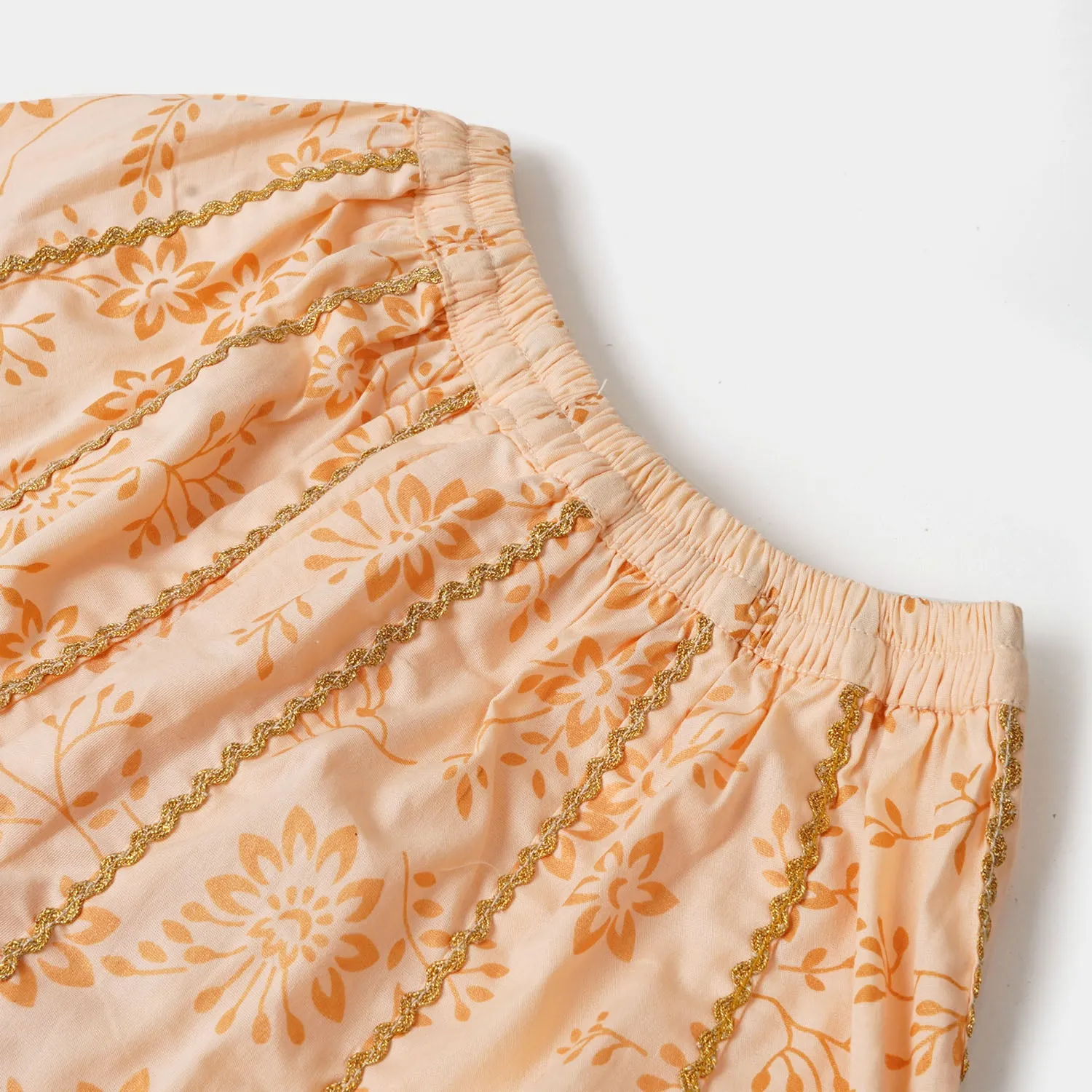 Girls 2Pcs Fancy Oriental - Tender Peach