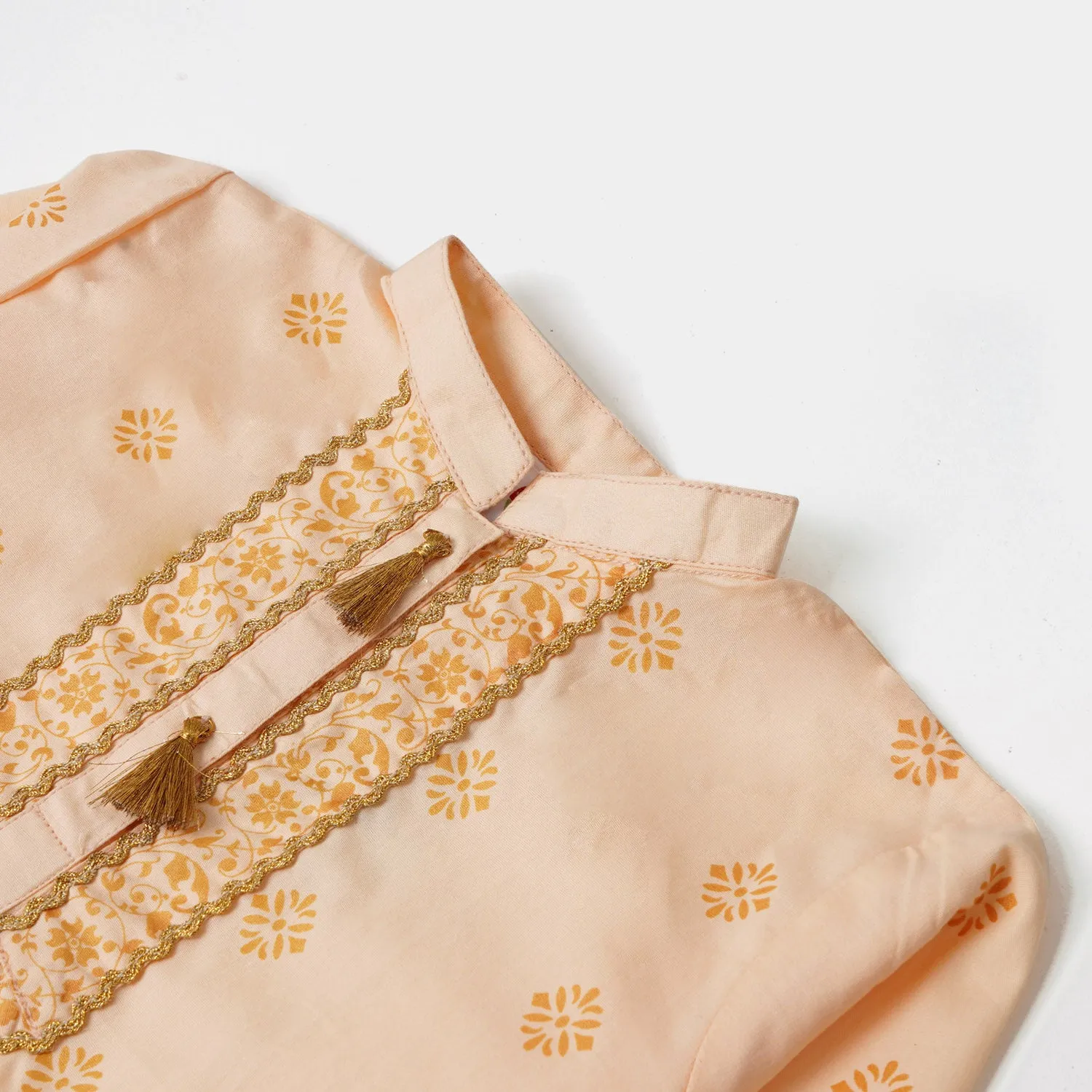 Girls 2Pcs Fancy Oriental - Tender Peach