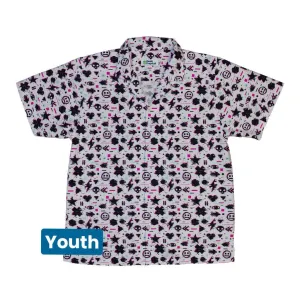 Glitchy Game Effects Video Game Youth Hawaiian Shirt