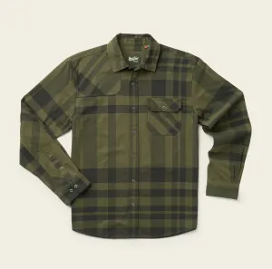 Harker’s Flannel - Mega Plaid Dark Olive