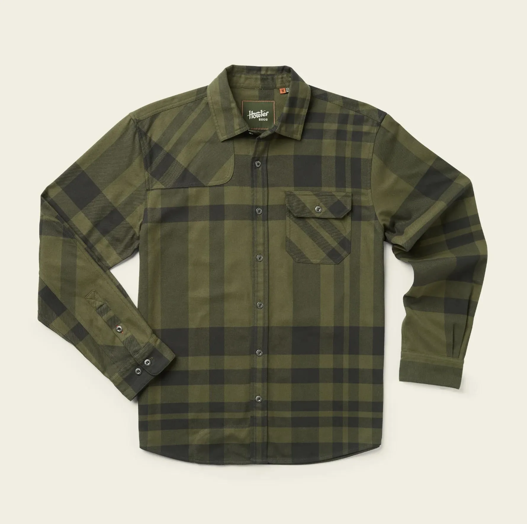 Harker’s Flannel - Mega Plaid Dark Olive