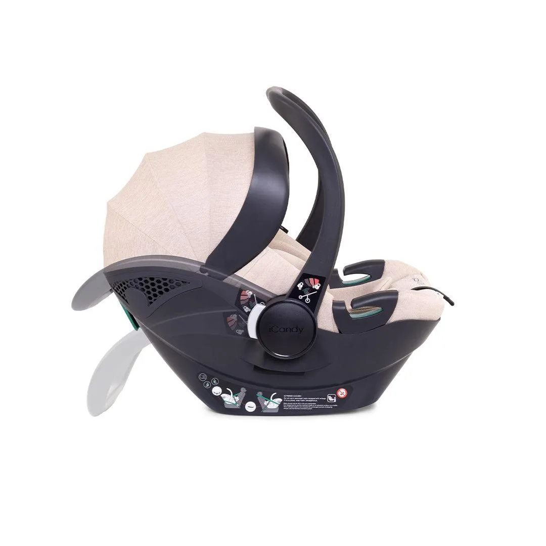 iCandy Cocoon Infant Car Seat   Base - Latte
