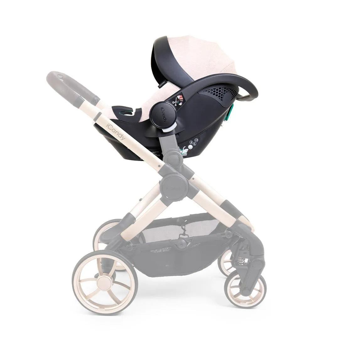 iCandy Cocoon Infant Car Seat   Base - Latte