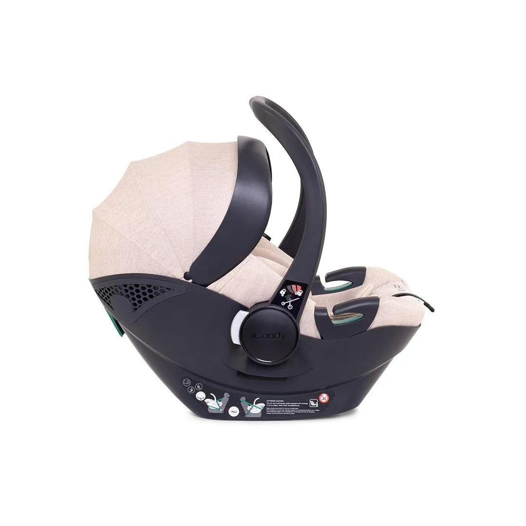 iCandy Cocoon Infant Car Seat   Base - Latte