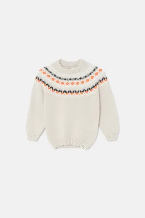 Jacquard Tricot Baby Sweater