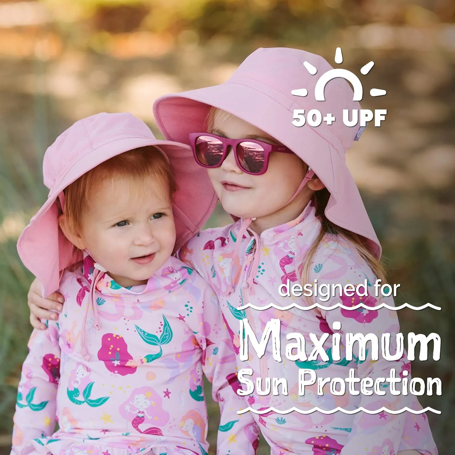 JAN & JUL Long Sleeve 2-pc UV Swim-Suit Set with Shorts (Baby, Toddler, Kids)