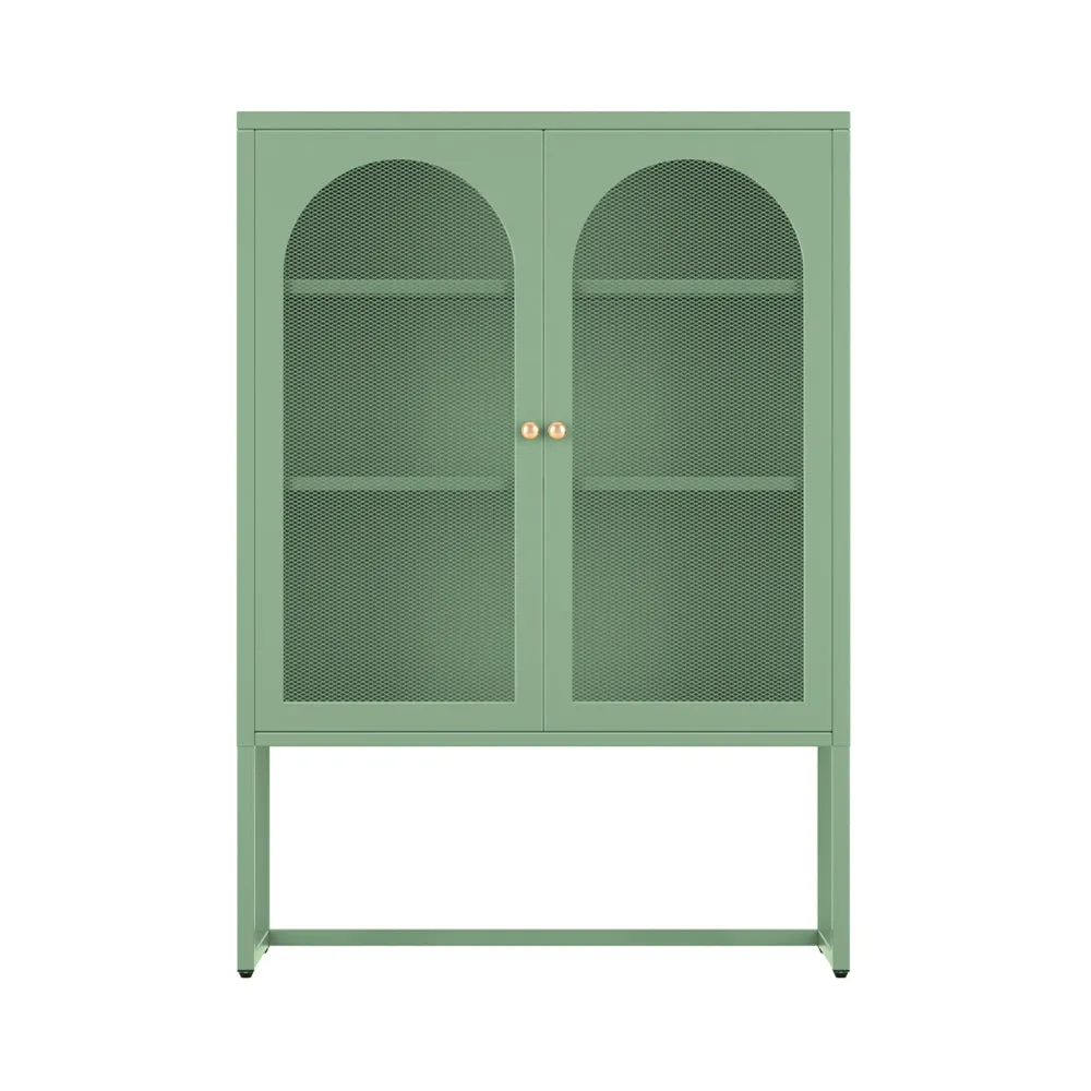 Kellen Metal Buffet Sideboard Cabinet - Green