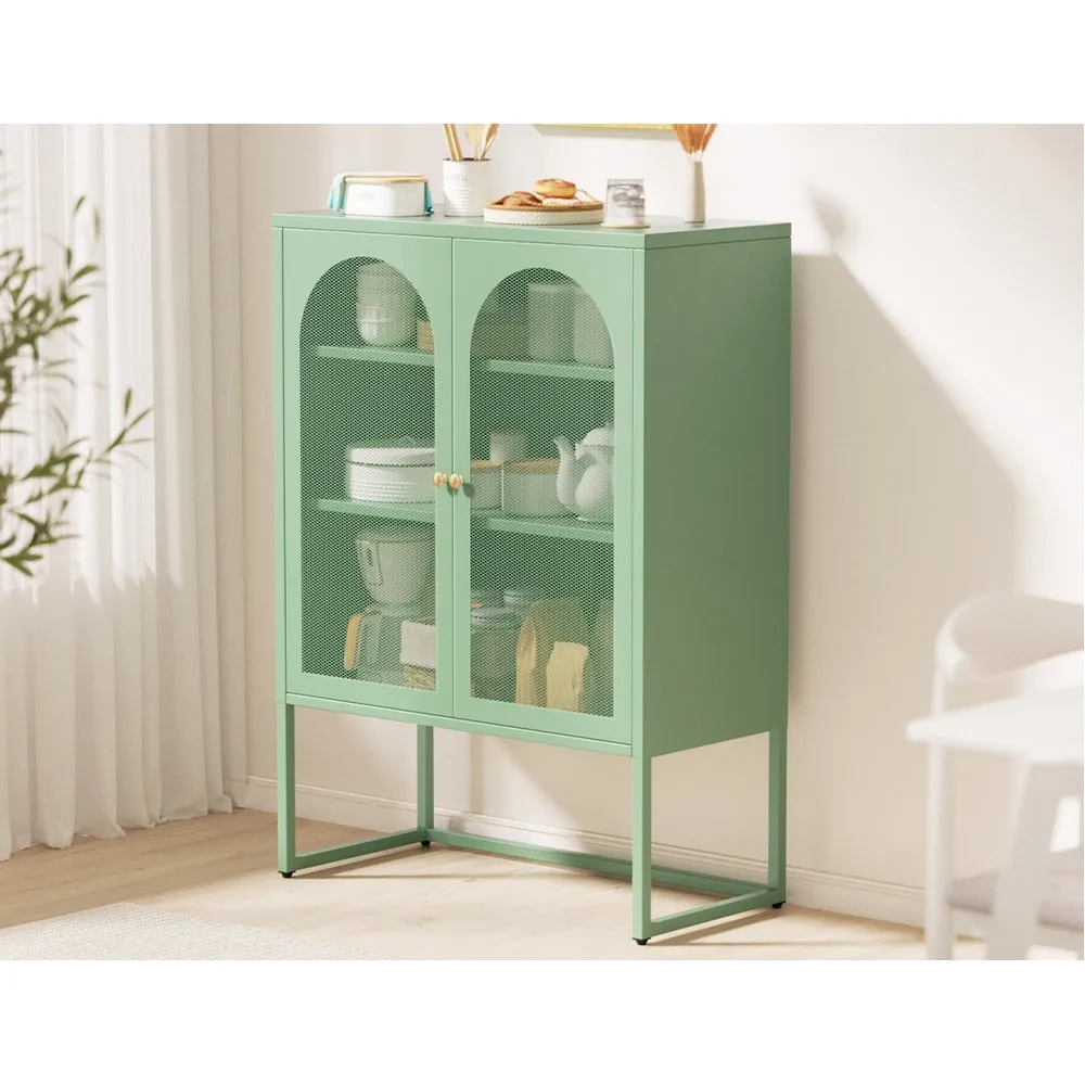 Kellen Metal Buffet Sideboard Cabinet - Green
