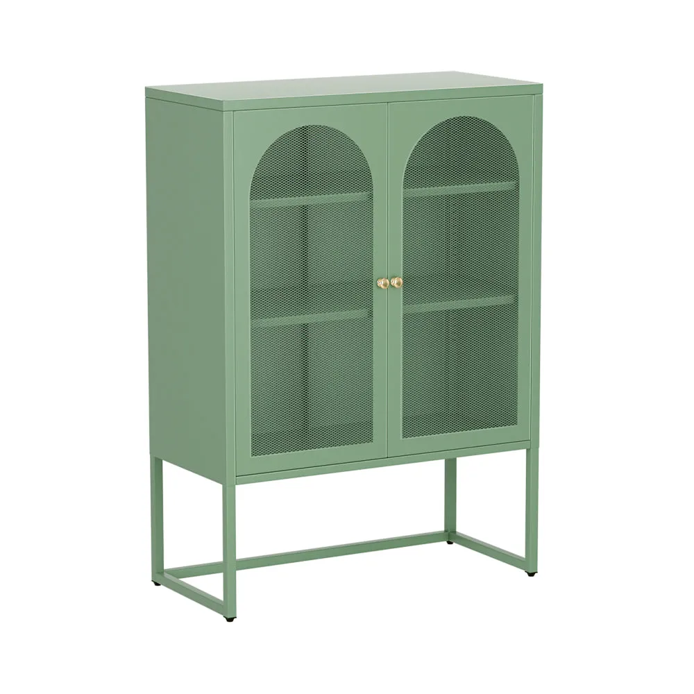 Kellen Metal Buffet Sideboard Cabinet - Green