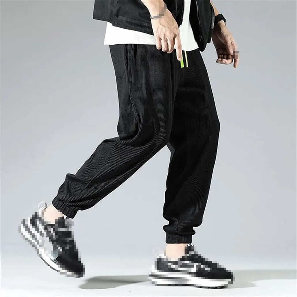 keusyoi Men's Sweatpant Summer Thin Ice Silk Pants Loose Sports Harem Pants Quick-Drying Casual Trousers