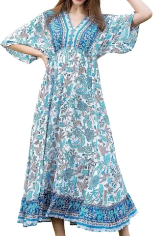 Long Sleeve Shirt Dresses for Women 2024 Solid Color Plus Size Midi Dress Flowy Loose Casual Dress