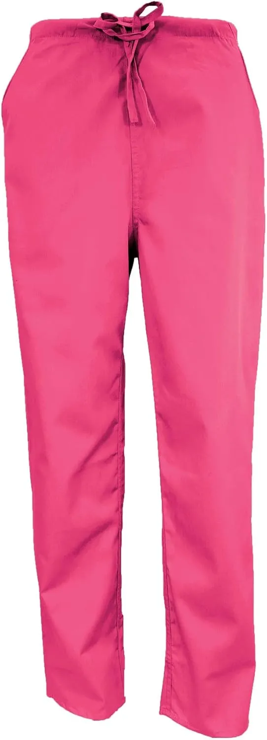 M&M SCRUBS Women's Scrub Set V-Neck Medical Scrub Tops and Pants 2 Pack Set