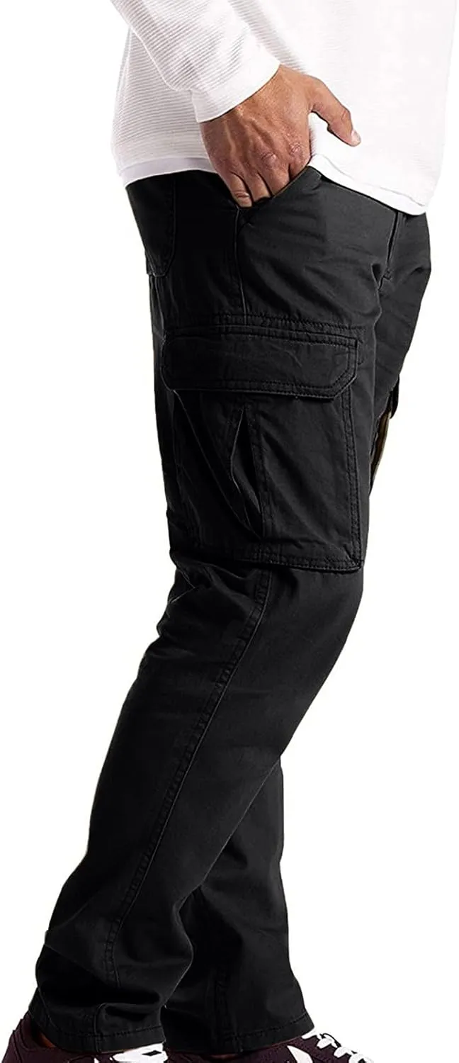 Men's Cargo Sweatpants Fashion Men's Sport Color Bandage Casual Loose Sweatpants Drawstring Pant Mens Sweatpants Mens