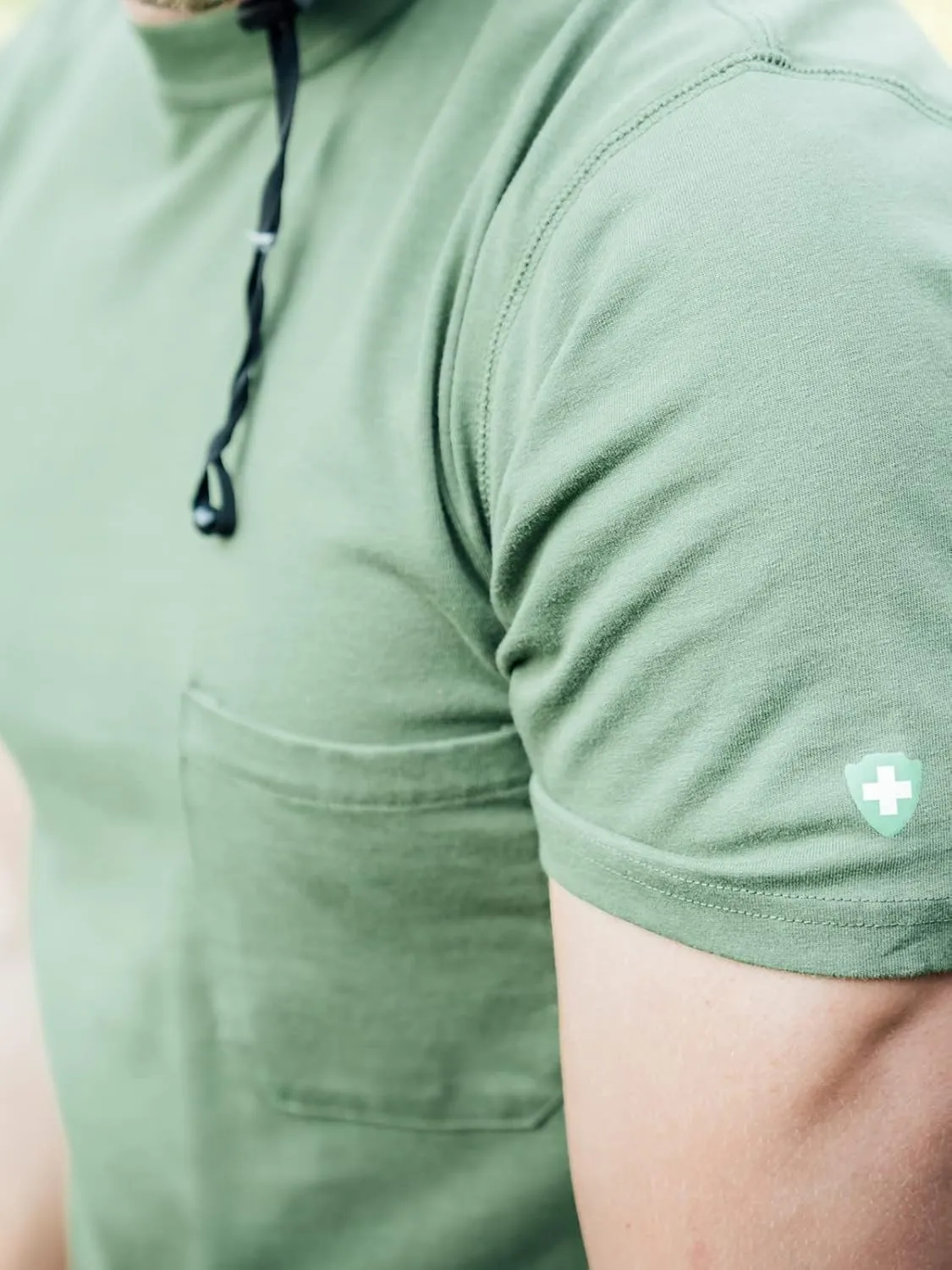 Men's UPF 30  Dri-Balance Short Sleeve Pocket T-Shirt, Insect Repellent Clothing for Bug and Tick Protection