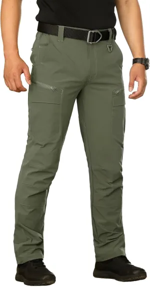 NAVEKULL Men's Lightweight Tactical Hiking Pants Quick Dry Stretch Multi-Pockets Outdoor Work Cargo Pants